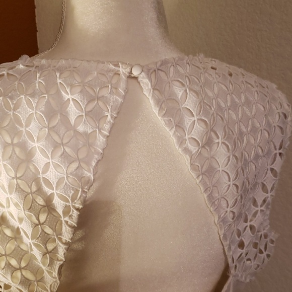 Calvin Klein stunning white diamond cut out dress! - Picture 8 of 8